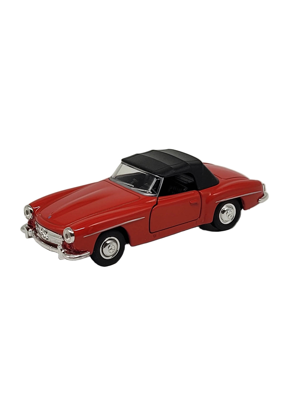 Mercedes Benz 190 SL 1956 Modellauto von Welly, rot, Metall/Kunststoff, ca. 12×5×4 cm – detailreiches 1:36‑Sammlermodell