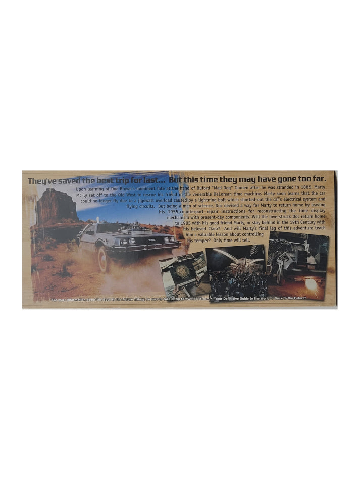 Modellauto De Lorean Back to the Future Teil 3 / Zurück in die Zukunft - Welly 1:24