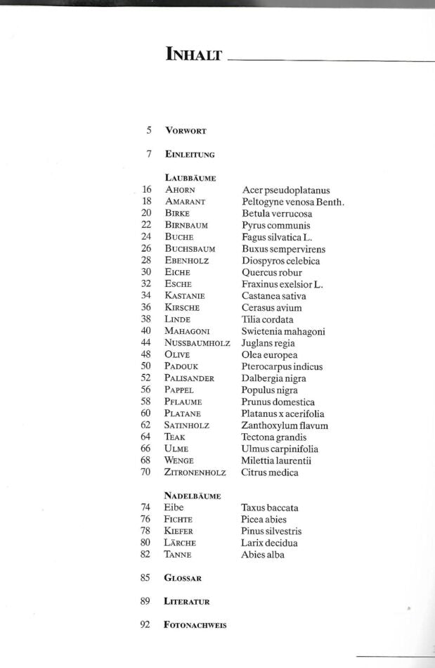 Kulturgeschichte Katalog Studiensammlung Möbelhölzer Ahorn, Palisander und Co