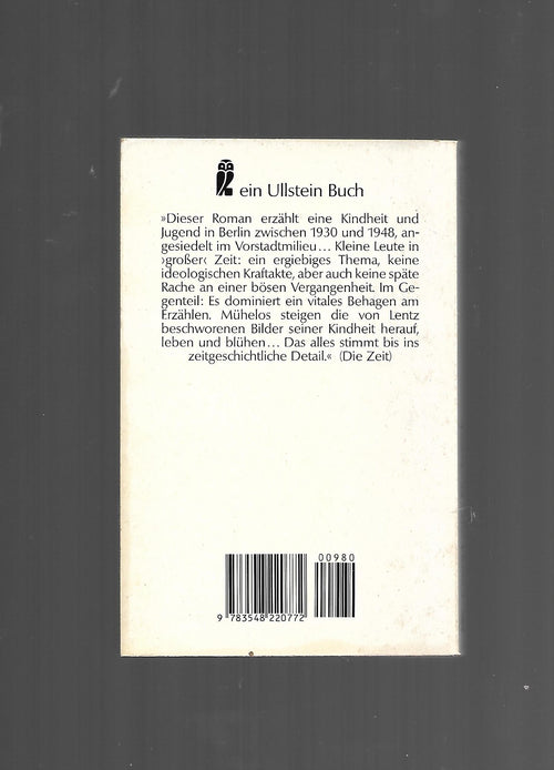 Berlin Georg Lentz Muckefuck Roman Verlag Ullstein Taschenbuch 1989