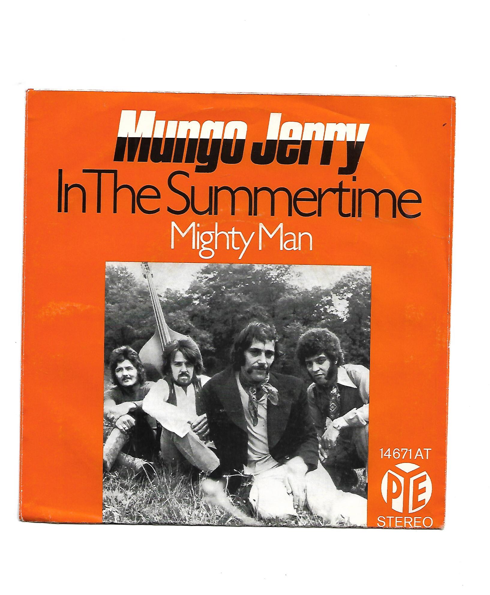 Flohmarkt Vinyl Single Mungo Jerry In the summertime Pye Records 1970