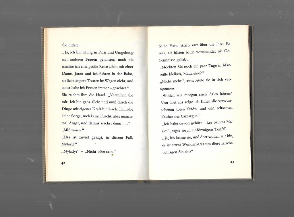 Belletristik Reinhold Conrad Muschler Die Unbekannte Kleine Lesering-Bibliothek  Band 9 50er Jahre  15 x 10 cm Kleinformat