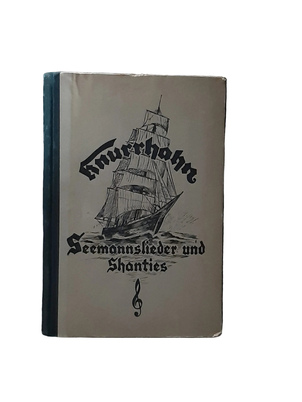 „Cover des Buches ‚Musik Knurrhahn – Seemannslieder und Shanties‘, 1. Band, Ehlers Verlag 1936, historische Liedersammlung in gutem Zustand.“