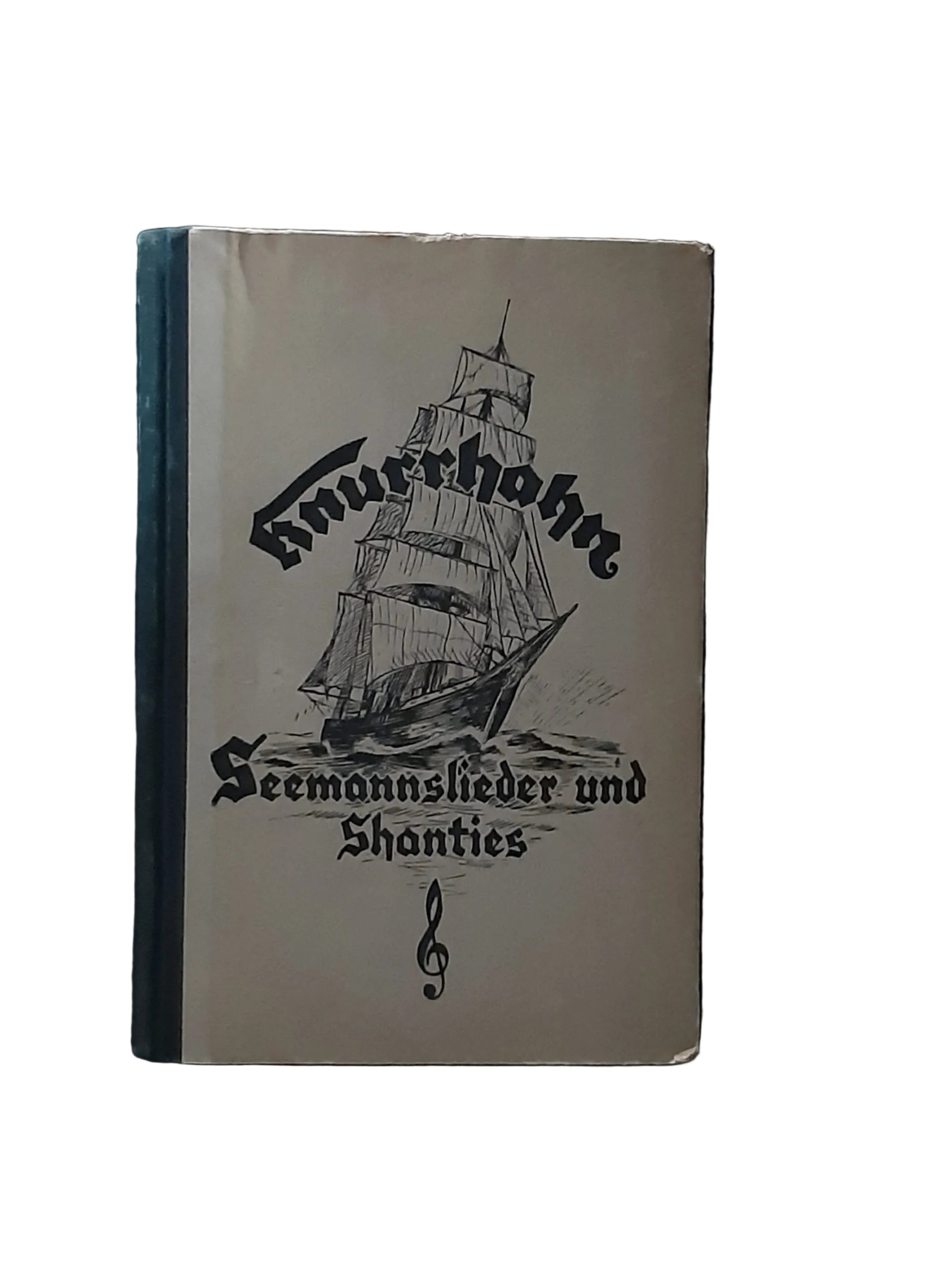 „Cover des Buches ‚Musik Knurrhahn – Seemannslieder und Shanties‘, 1. Band, Ehlers Verlag 1936, historische Liedersammlung in gutem Zustand.“