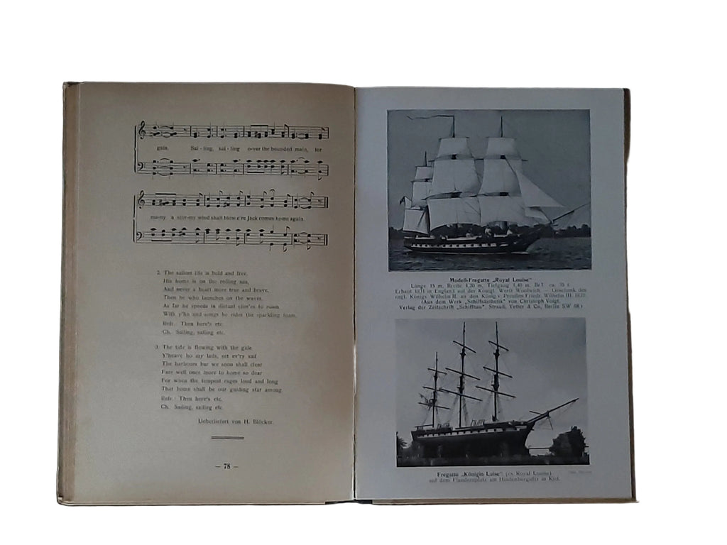 Musik Knurrhahn Seemannslieder und Shanties - Sammlung deutscher und englischer Lieder 1. Band Ehlers Verlag 1936