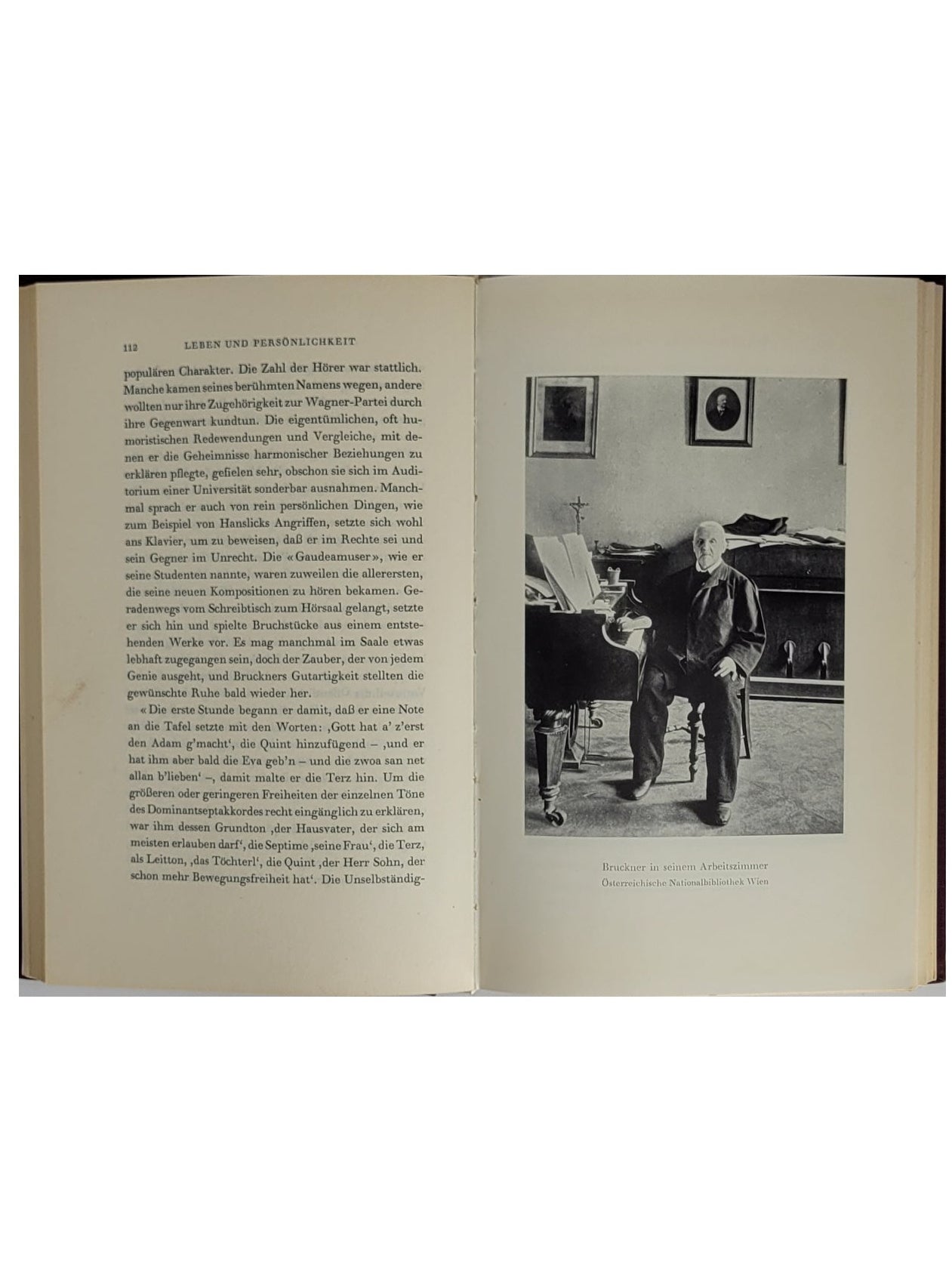 Musik Werner Wolff - Anton Bruckner - Genie und Einfalt - Atlantis Verlag 1948