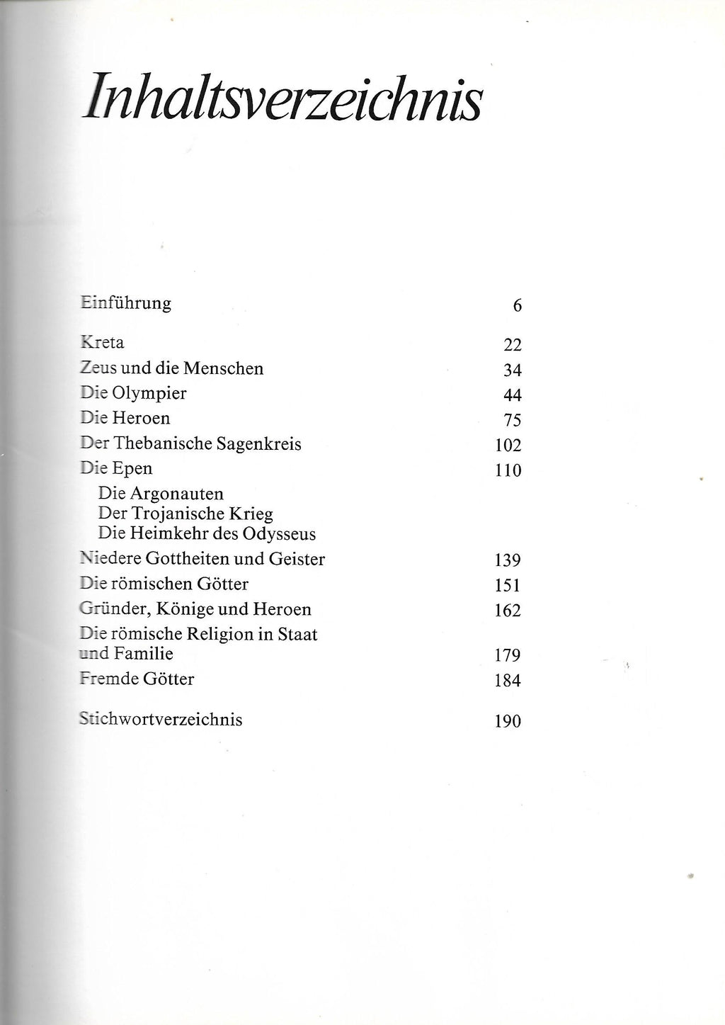 Kulturgeschichte D.M.Field Die Mythologie der Griechen und Römer Albatros Verlag AG 1977