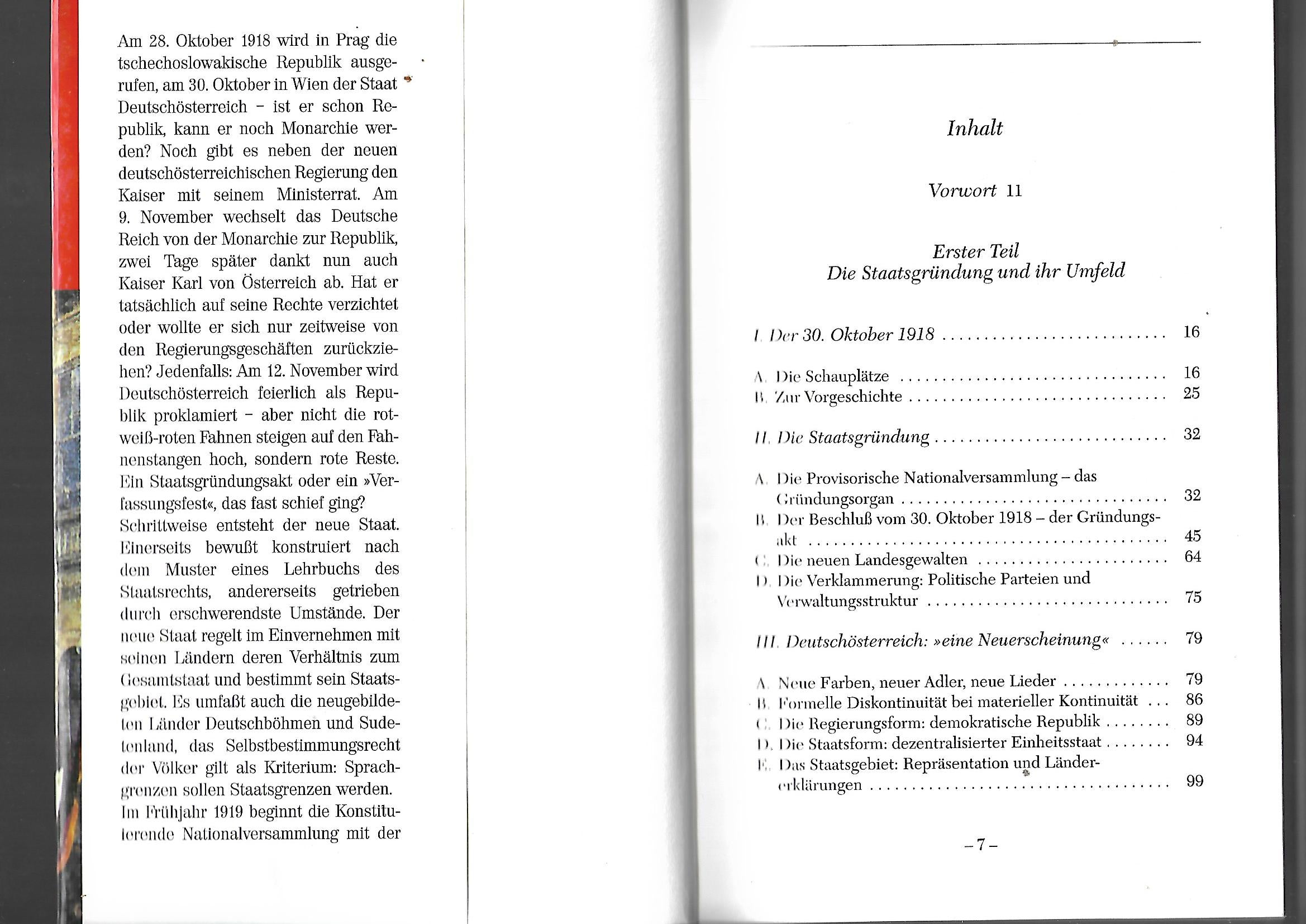 Zeitgeschichte Wilhelm Brauneder Deutsch - Österreich 1918 Die Republik entsteht Amalthea 2000