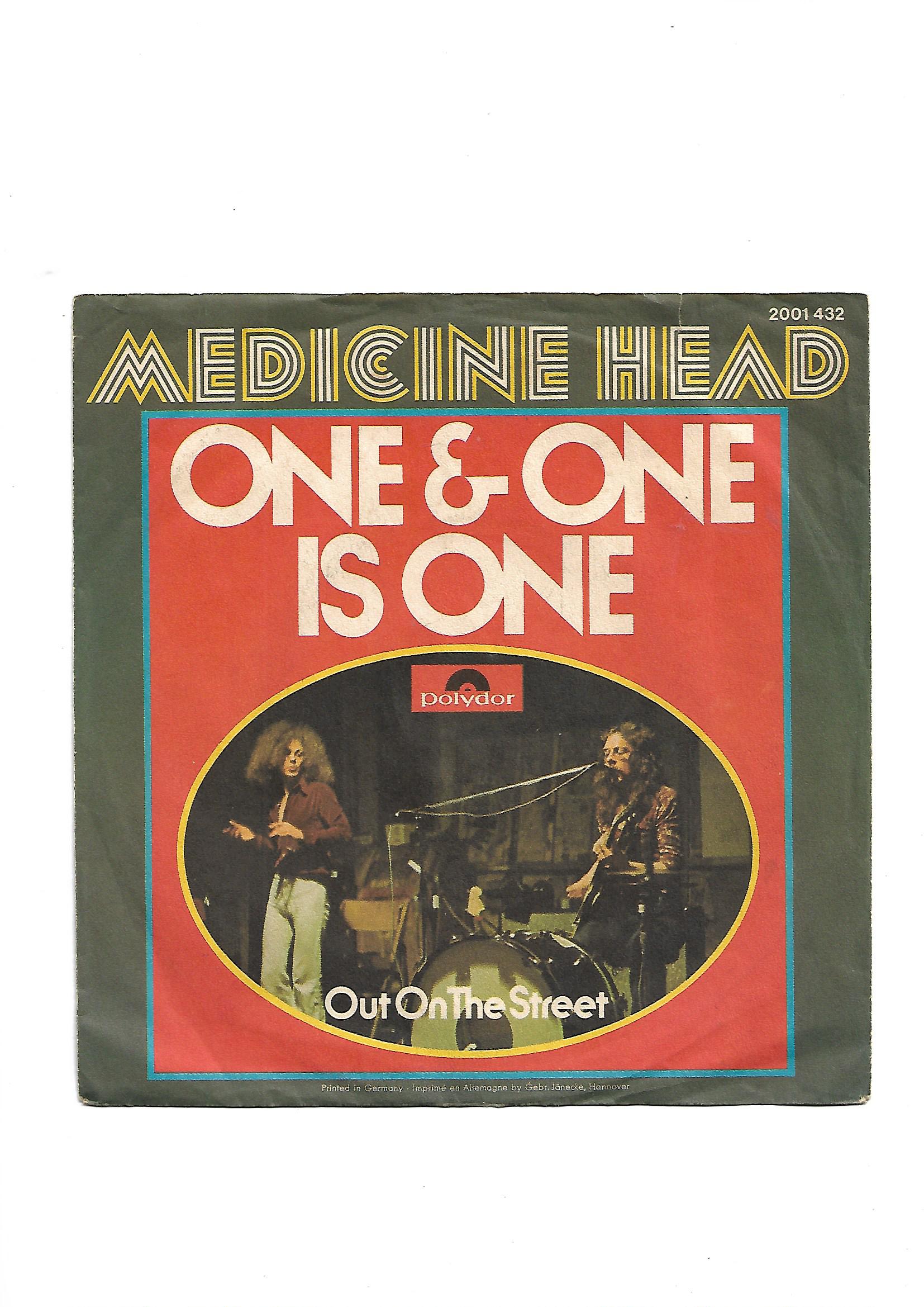 Flohmarkt Vinyl Single Medicine Head One & One is One Polydor 1973
