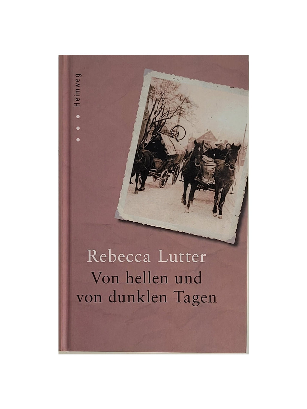 Gebundenes Buch „Von hellen und dunklen Tagen“ von Rebecca Lutter, RM Medien 2011 – Band der Heimweg‑Reihe, gut erhaltenes Exemplar.
