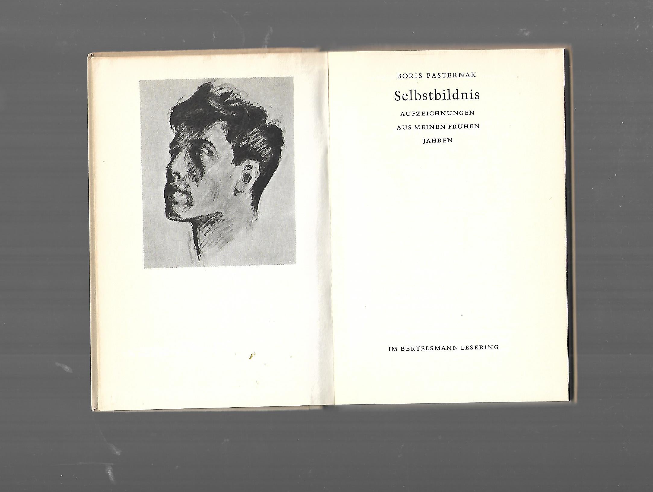 Belletristik Boris Pasternak Selbstbildnis Aufzeichnungen aus meinen frühen Jahren Kleine Lesering-Bibliothek  Band 29 Bertelsmann ca. 50er Jahre15 x 10 cm Kleinformat