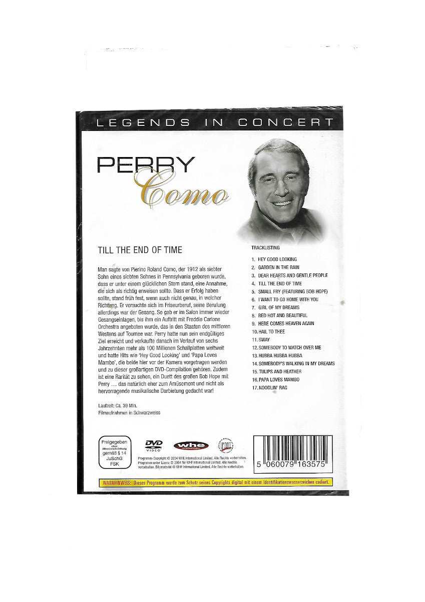 DVD Perry Como - Legends in Concert 2004 OVP
