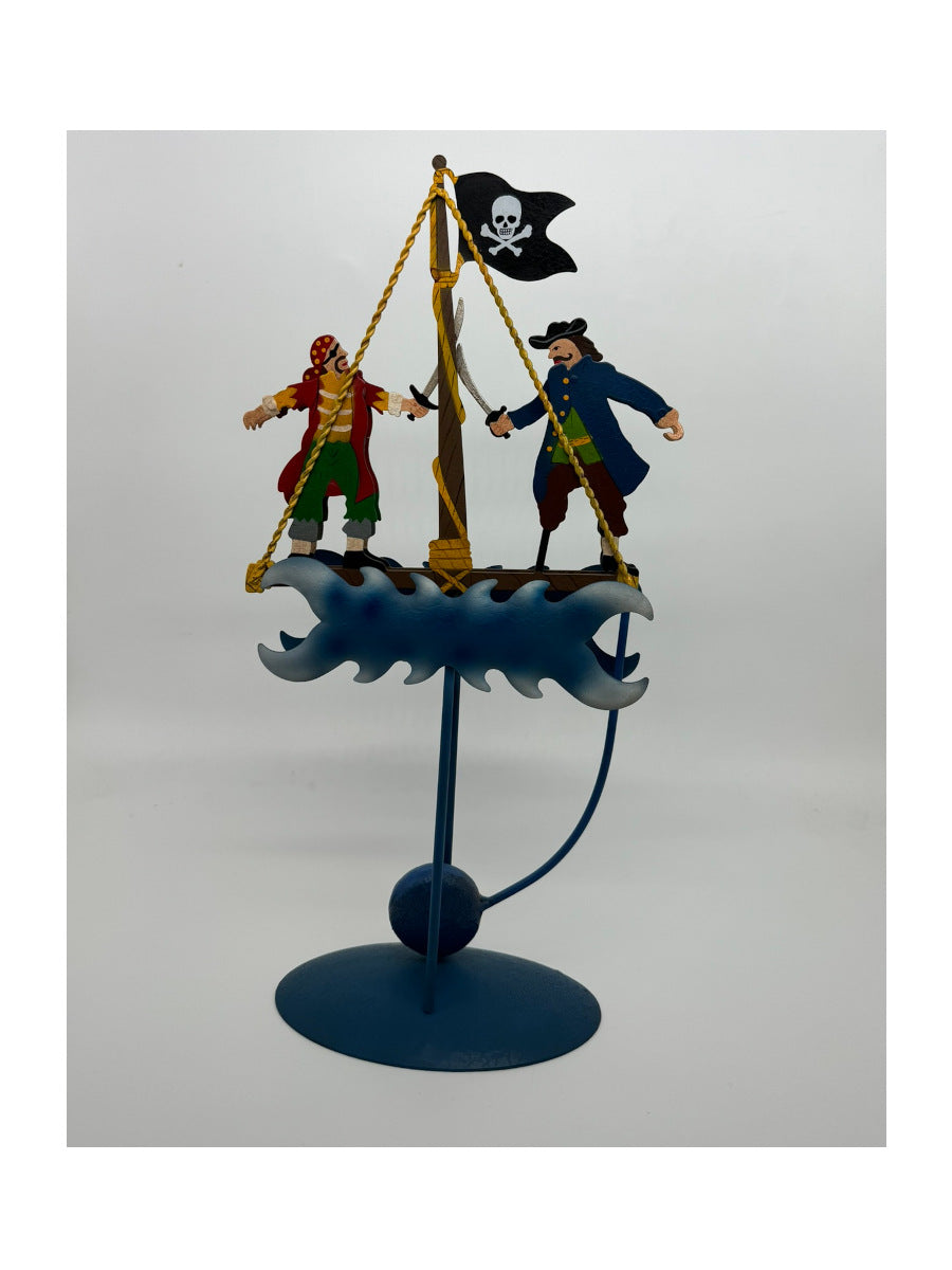 Figur - Pendelfigur aus Blech - Der Kampf der Piraten