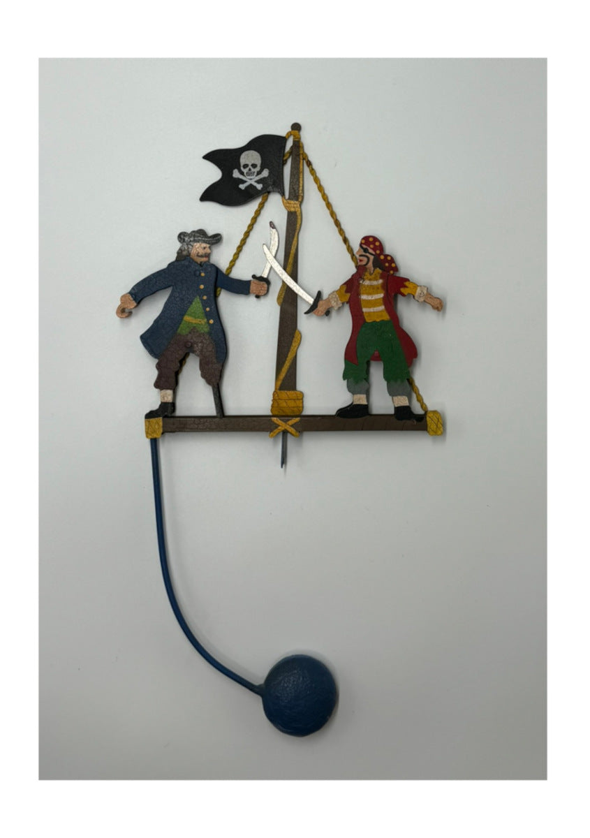 Figur - Pendelfigur aus Blech - Der Kampf der Piraten