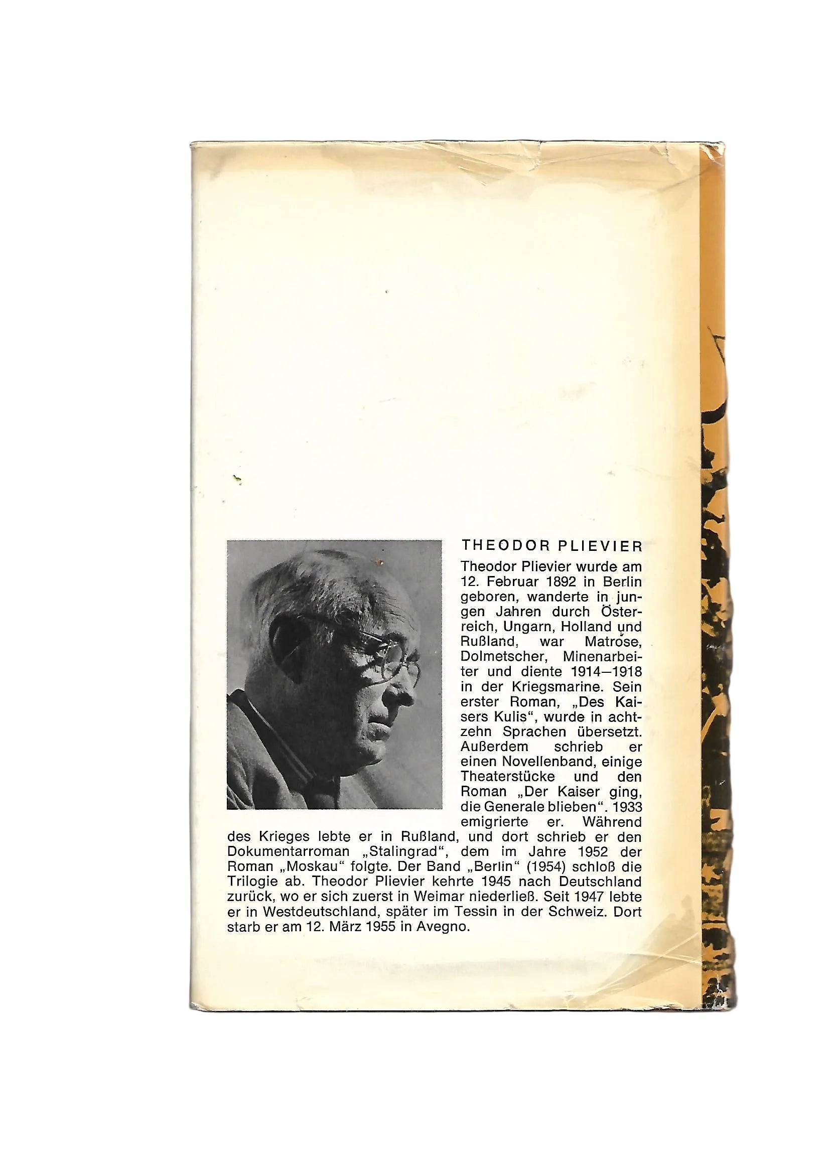 Berlin Theodor Plievier Berlin Der grosse Krieg im Osten Verlag Buch und Welt