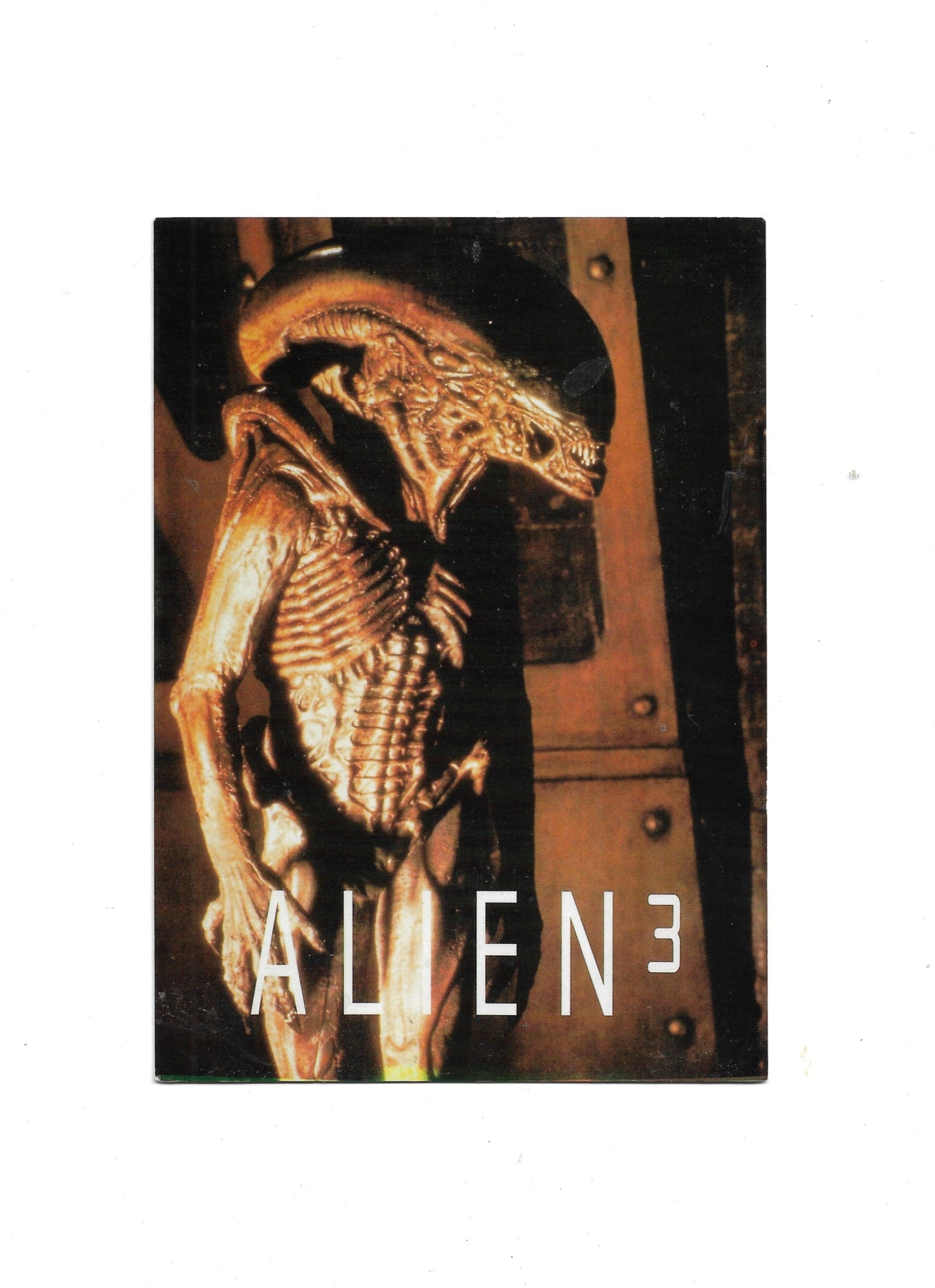 „Postkarte A6 Alien 3; Filmmotiv aus dem Science‑Fiction‑Horrorfilm von 1992; stabiles Papier, gute Druckqualität, Format 10,5 × 14,8 cm; Hersteller unbekannt, ohne EAN.“
