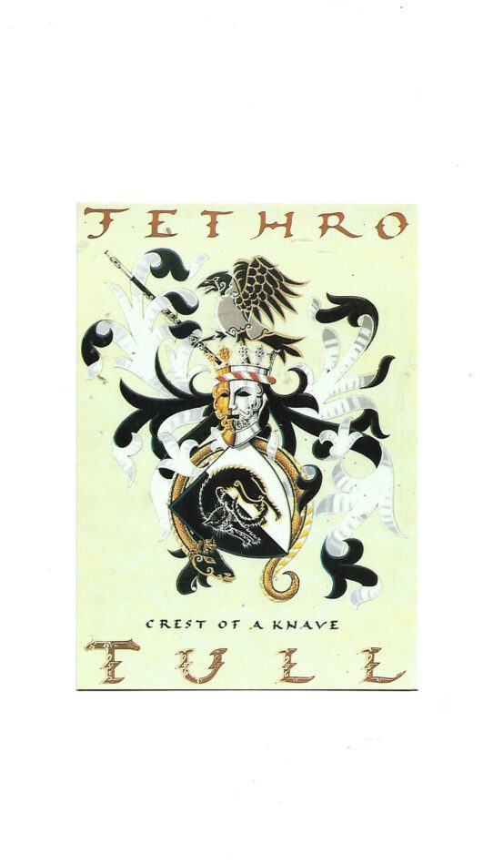 „Postkarte A6 ‚Jethro Tull – 1991 Winterland Productions Rock Express‘; stabiles Papier, satte Farben, gute Druckqualität, Format 10,5 × 14,8 cm, Rückseite 1991 Winterland Production Rock Express“