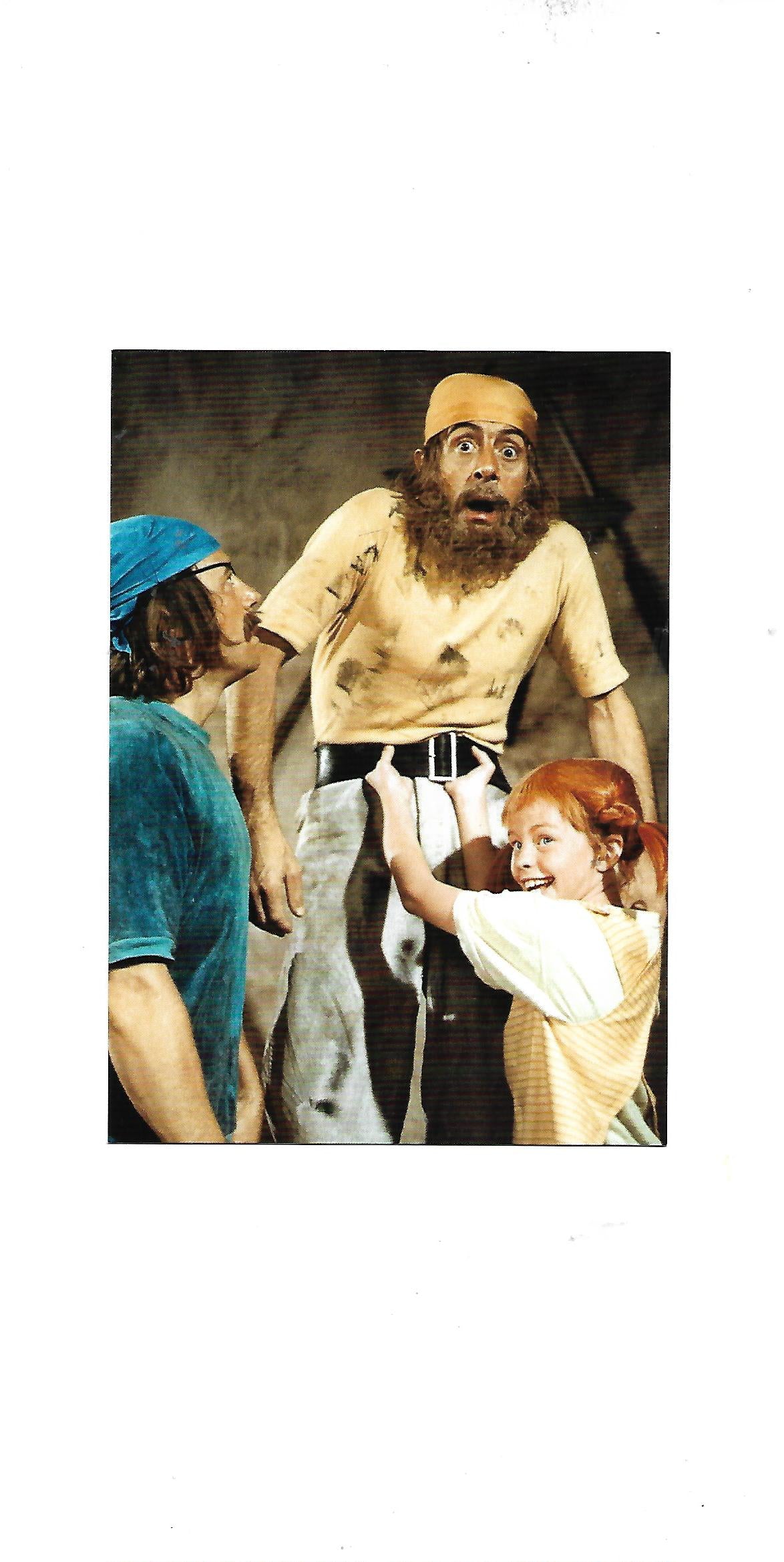 „Postkarte A6 ‚Pippi Langstrumpf – Inger Nielsson stemmt Pirat‘; stabiles Papier, satte Farben, gute Druckqualität, Format 10,5 × 14,8 cm, neu, EAN 4030576501195, Hersteller Anderskartig – Modern Times GmbH“ 