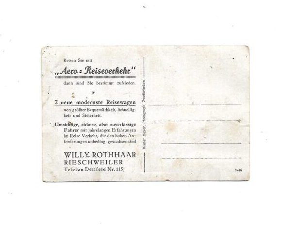 Postkarte Ansichtskarte Reisebus Opel Blitz - Aero = Reiseverkehr