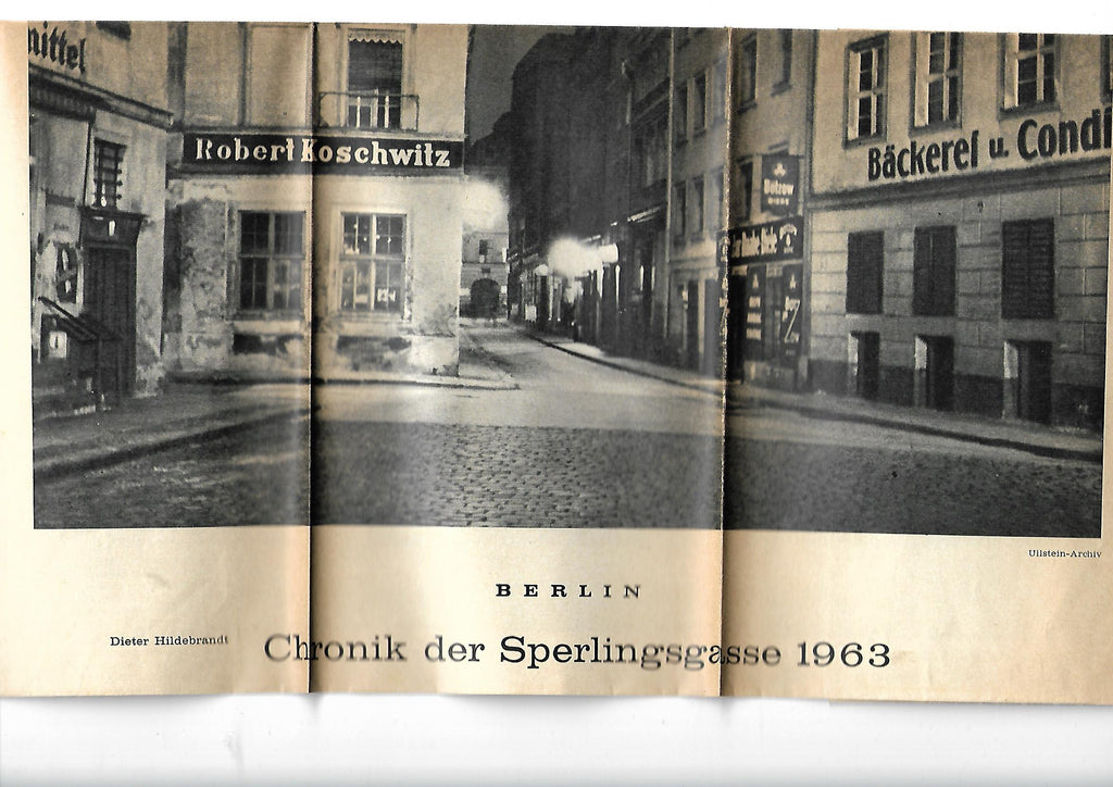 Berlin Wilhelm Raabe Die Chroniken der Sperlingsgasse G.Grote'sche Verlagsbuchhandlung 1932 mit Artikel Dieter Hildebrandt FAZ Ausschnitt 1963