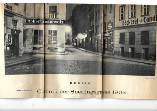 Berlin Wilhelm Raabe Die Chroniken der Sperlingsgasse G.Grote'sche Verlagsbuchhandlung 1932 mit Artikel Dieter Hildebrandt FAZ Ausschnitt 1963