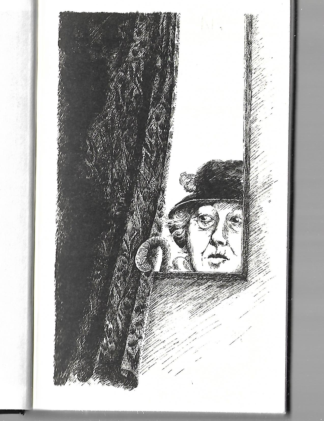 Kriminalroman Agatha Christie Miss Marple Das Rätsel der Tänzerin mit  Illustrationen von Charlotte Panowsky Loewe 1990