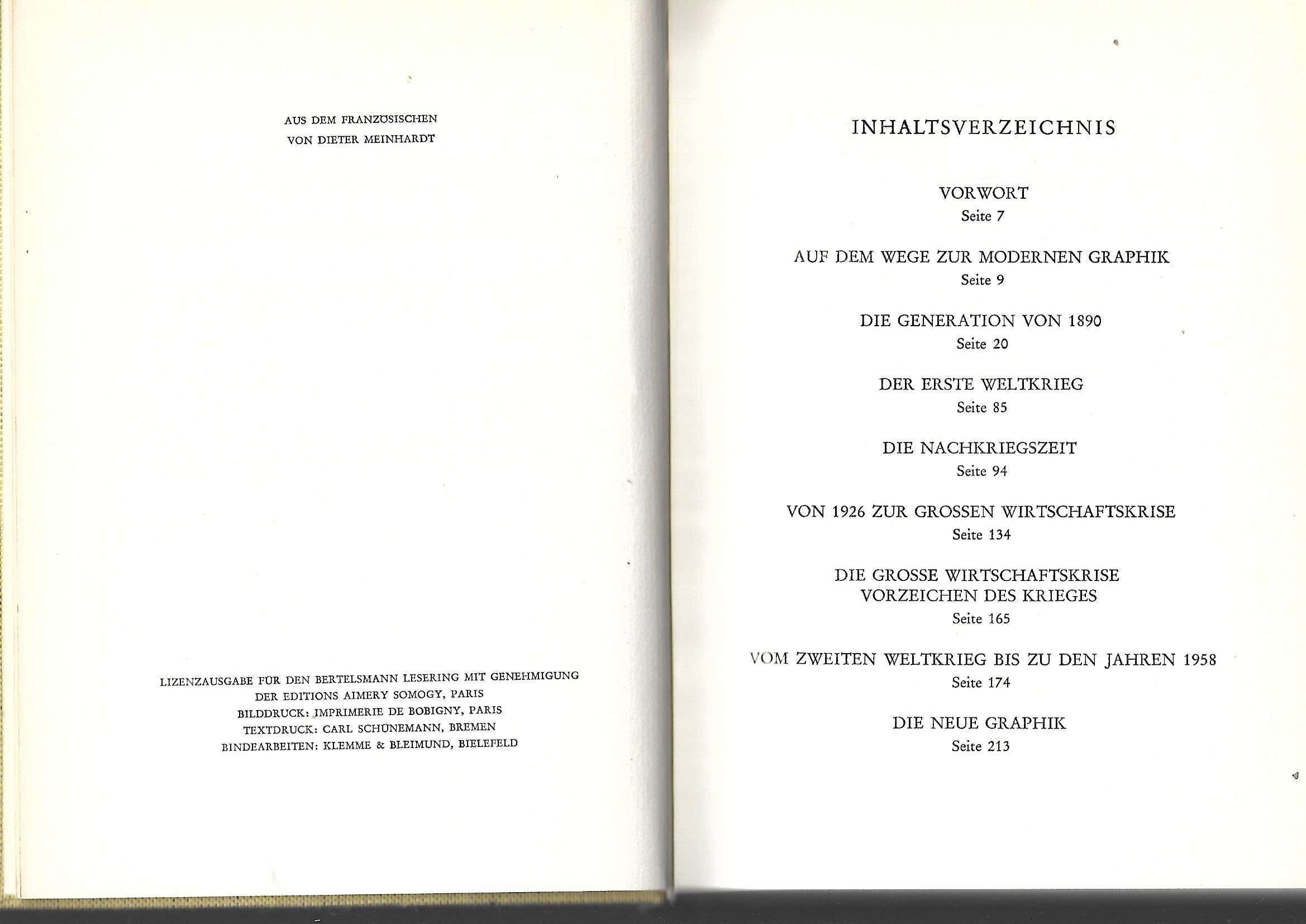 Kunst Jean Adhemar Raymond Cogniat  Europäische Graphik im 20. Jahrhundert Somogy Verlag Bertelsmann