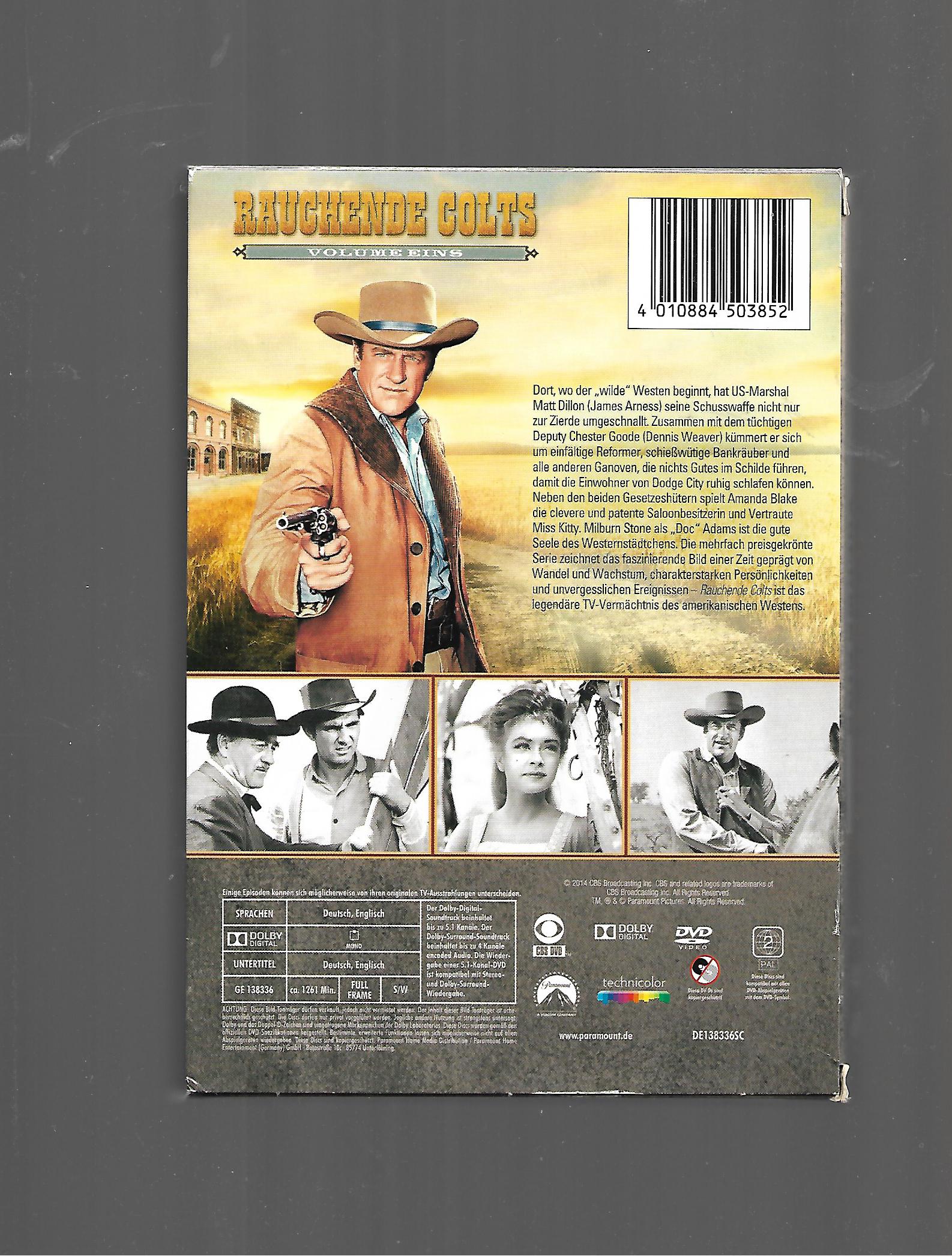 DVD Rauchende Colts (Volume 1) Box mit 7 DVDs -gebraucht- FSK ab 12