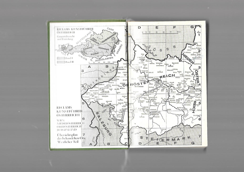 Kulturgeschichte Karl Oettinger Hrsg.Reclam's Kunstführer Österreich Nieder- und Oberösterreich Burgenland Reclam 1968