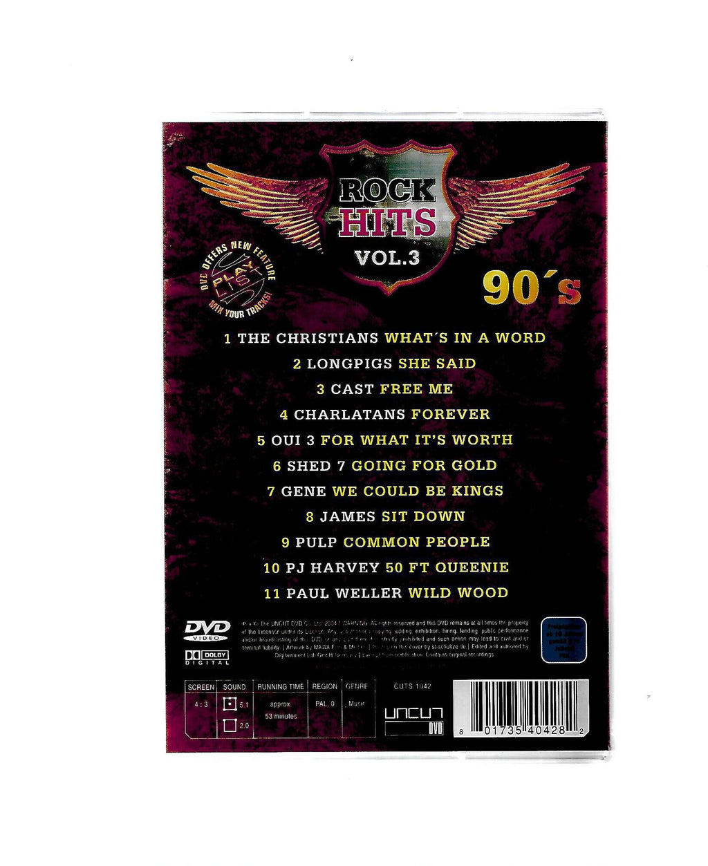DVD Rock Hits Vol. 3 Pulp Common People u.a. aus 2004