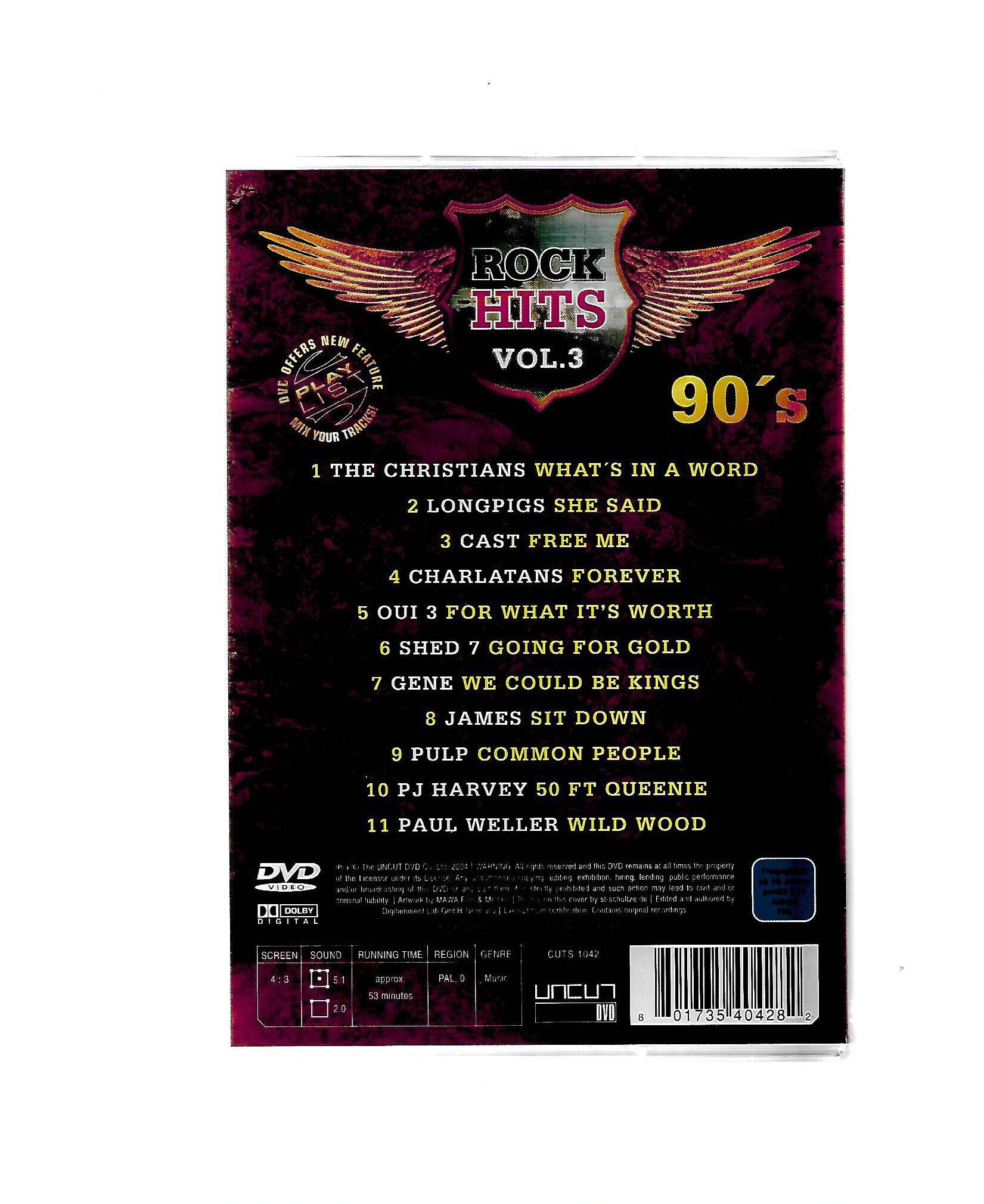 DVD Rock Hits Vol. 3 Pulp Common People u.a. aus 2004