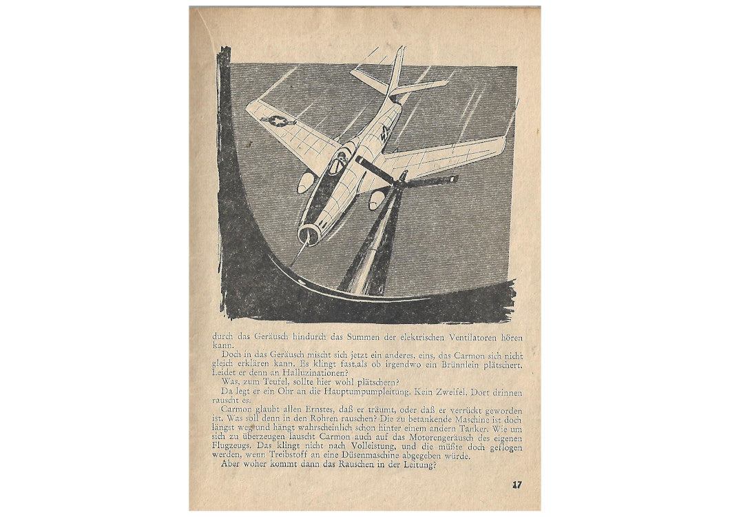 Romanheft Fliegergeschichten Flieger entscheiden - nicht Automaten Moewig Verlag 1958