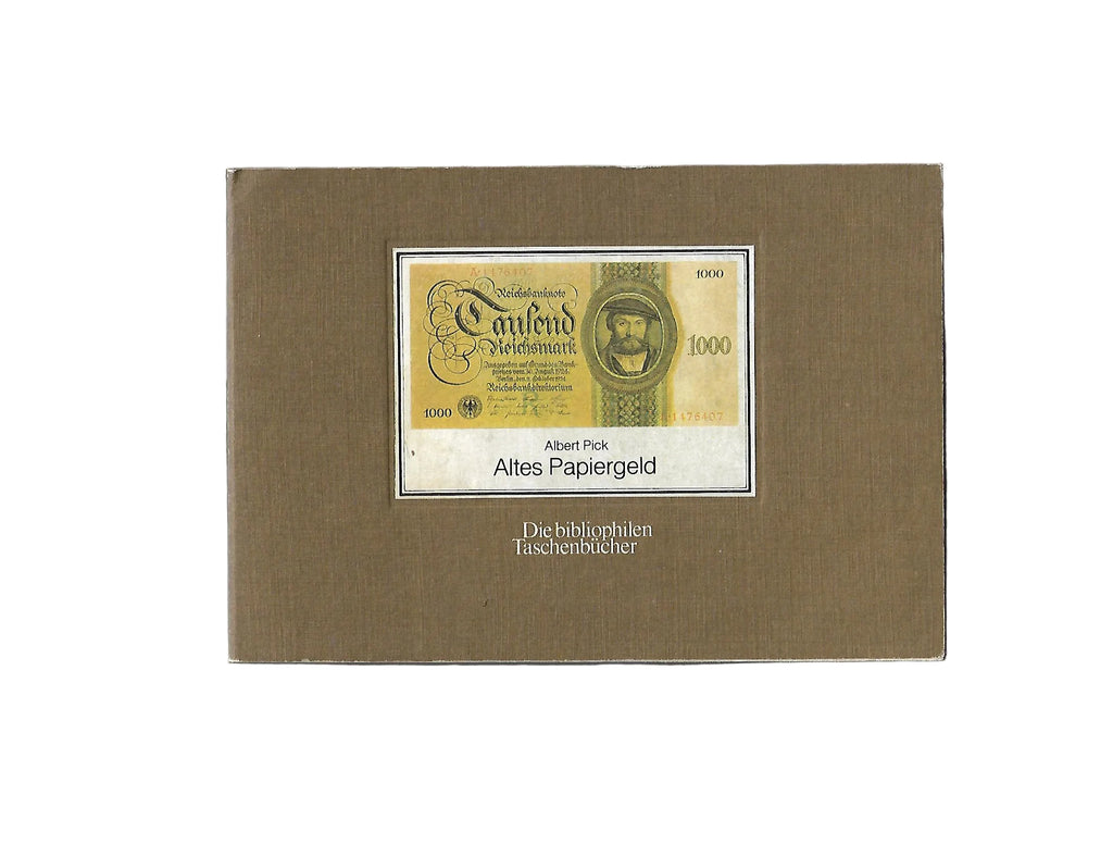 „Buchcover Altes Papiergeld von Albert Pick, Harenberg Kommunikation 1980, Taschenbuch, guter Zustand“