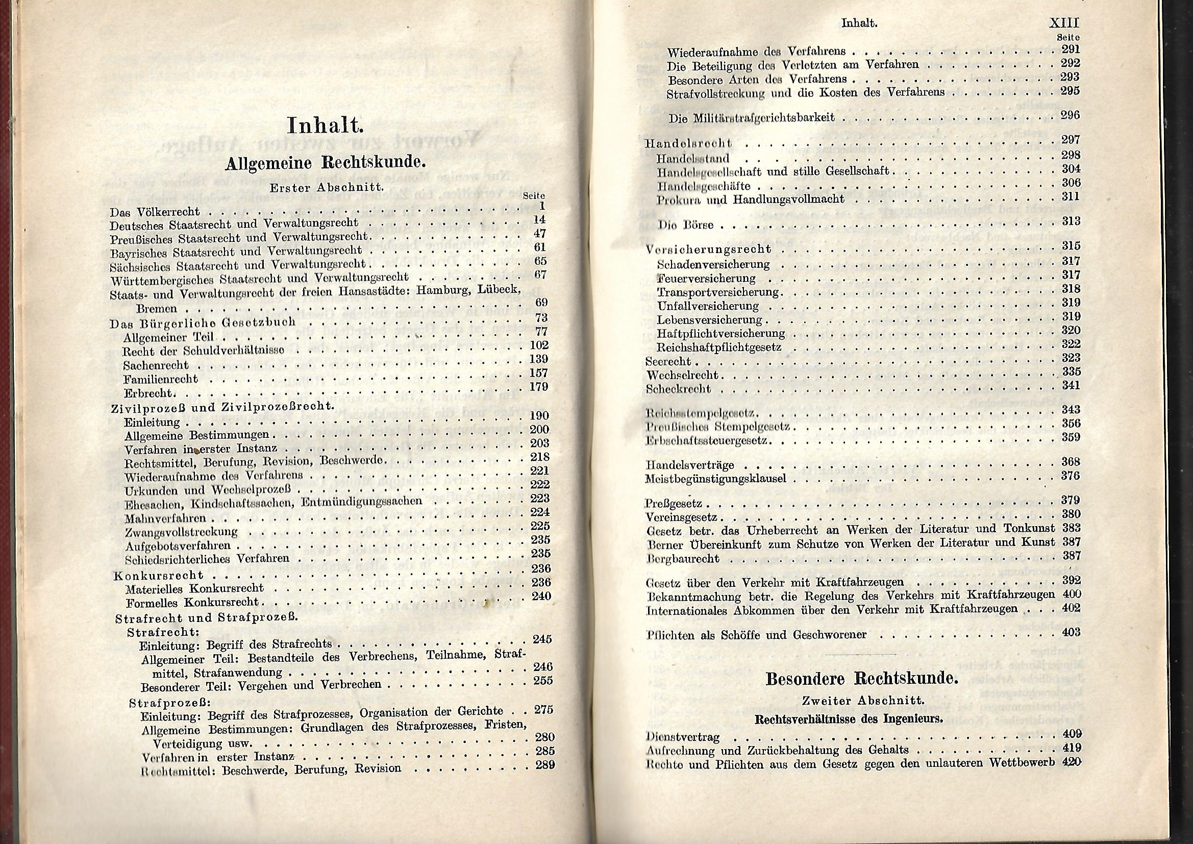 Sachbuch Dr. jur. Richard Blum Die Rechtskunde des Ingenieurs