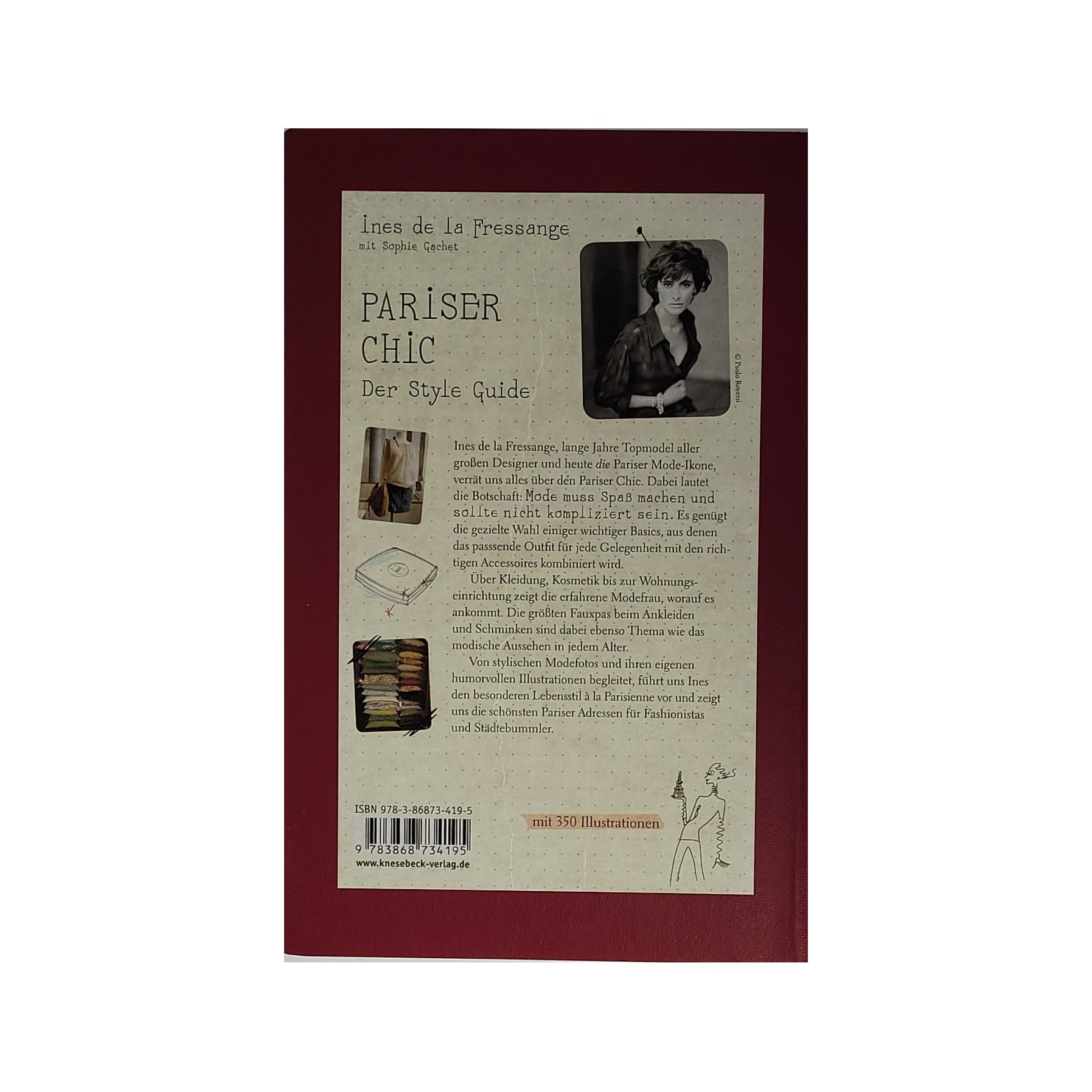 Sachbuch Ines de la Fressange Pariser Chic - Der Styleguide knesebeck-verlag 2011