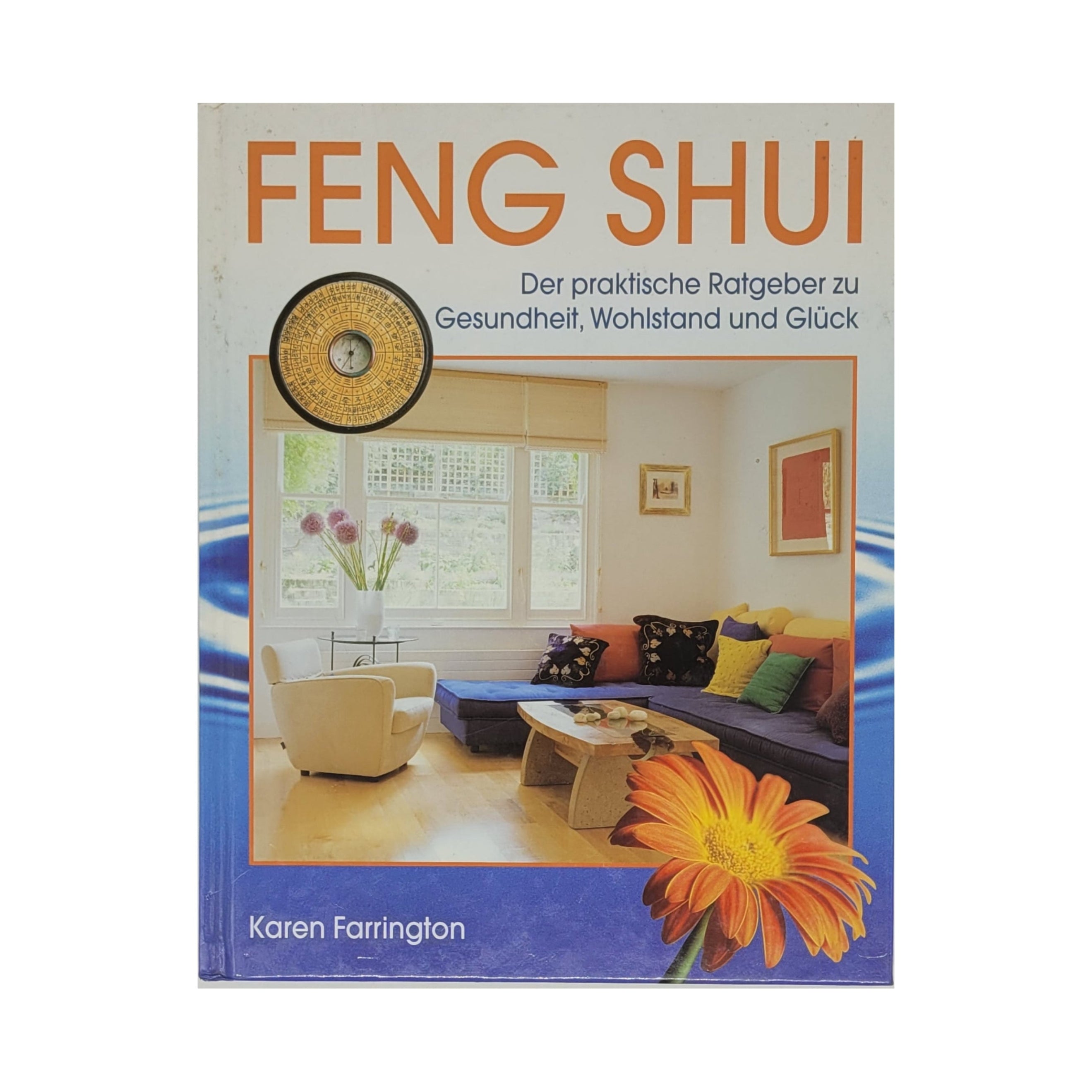 „Buchcover Feng Shui von Karen Farrington, Gondrom Verlag 1999, gebundene Ausgabe, guter Zustand“