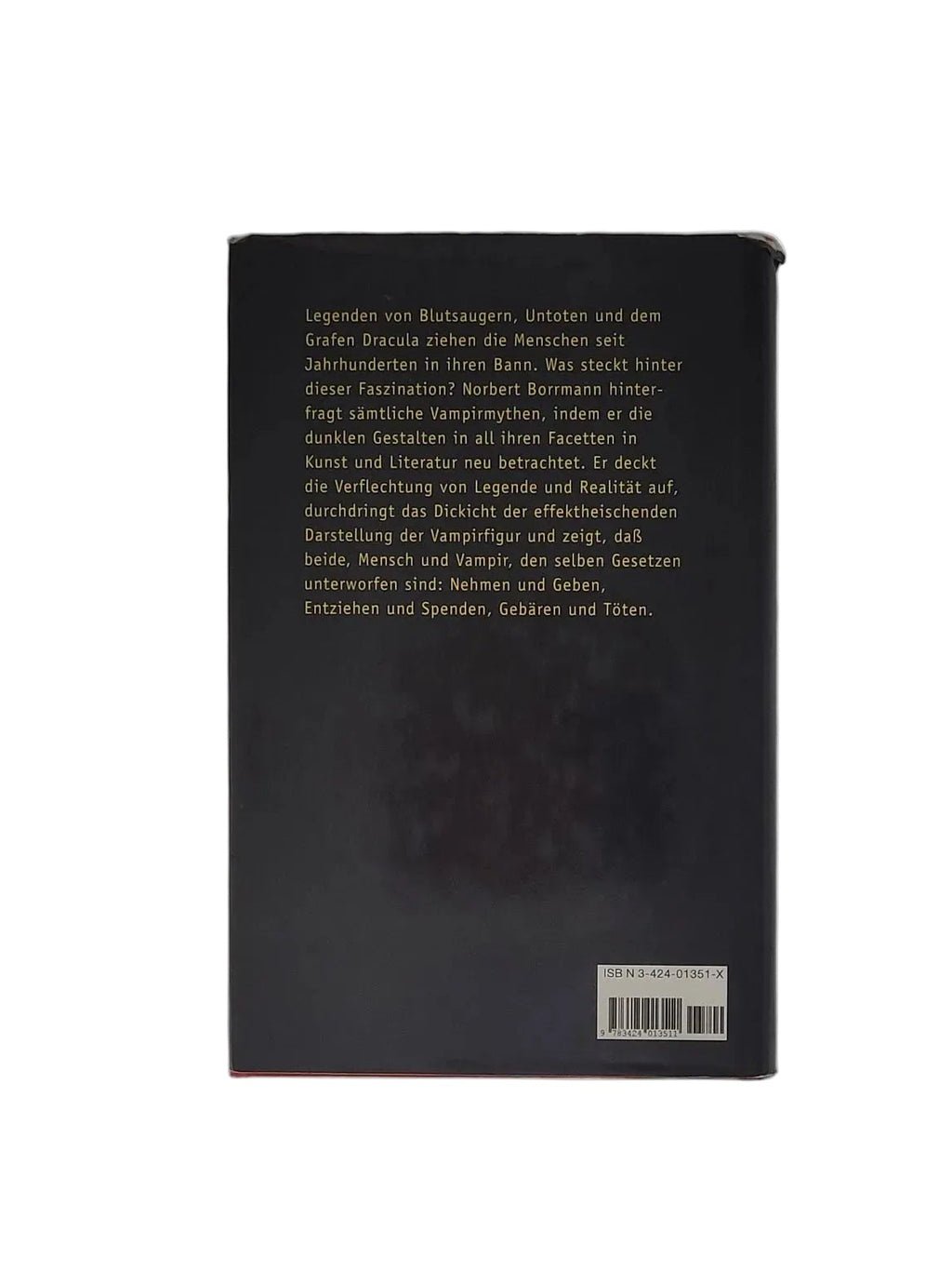 Sachbuch Norbert Borrmann - Vampirismus - Diederichs 1998
