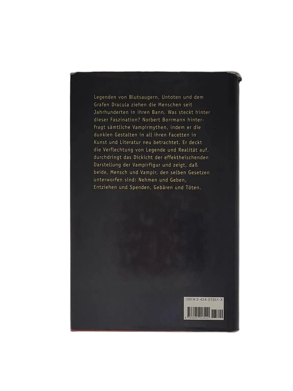 Sachbuch Norbert Borrmann - Vampirismus - Diederichs 1998