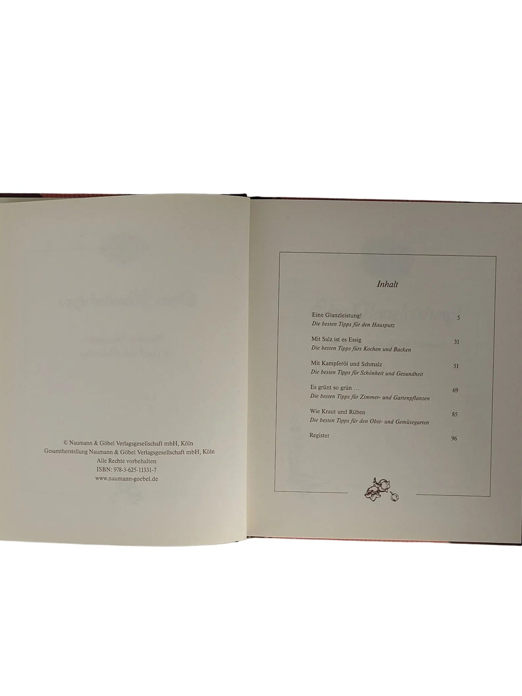 Sachbuch Omas Haushaltstipps – Bewährte Hausmittel für (fast) jede Lebenslage - Naumann & Göbel)