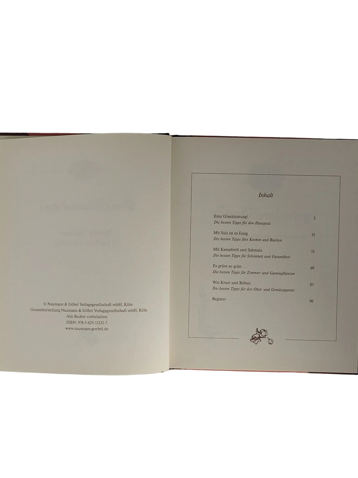 Sachbuch Omas Haushaltstipps – Bewährte Hausmittel für (fast) jede Lebenslage - Naumann & Göbel)