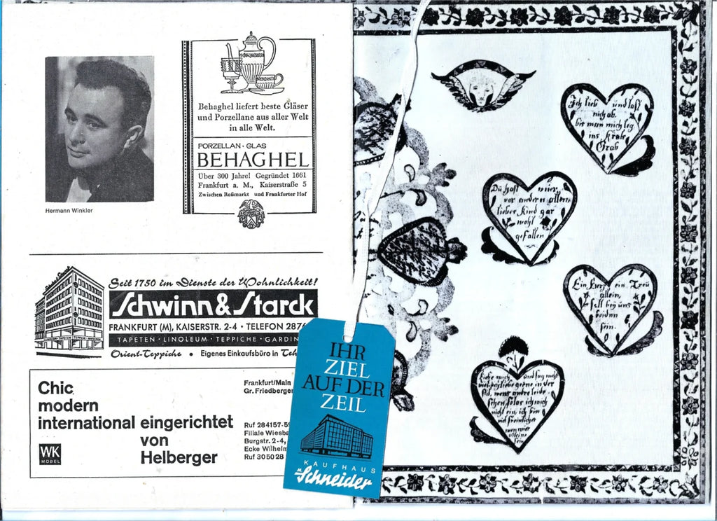 Musik Programmheft Der Vogelhändler Oper Städtische Bühne Frankfurt 1967