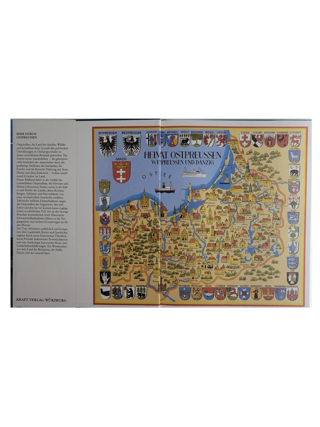 Sachbuch Reise durch Ostpreussen - Bildband - Kraft Verlag