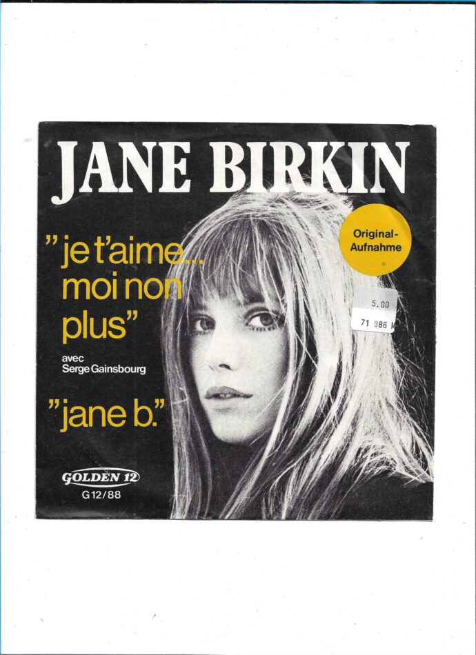 Flohmarkt Vinyl Single Jane Birkin - Je t'aime..moi non plus