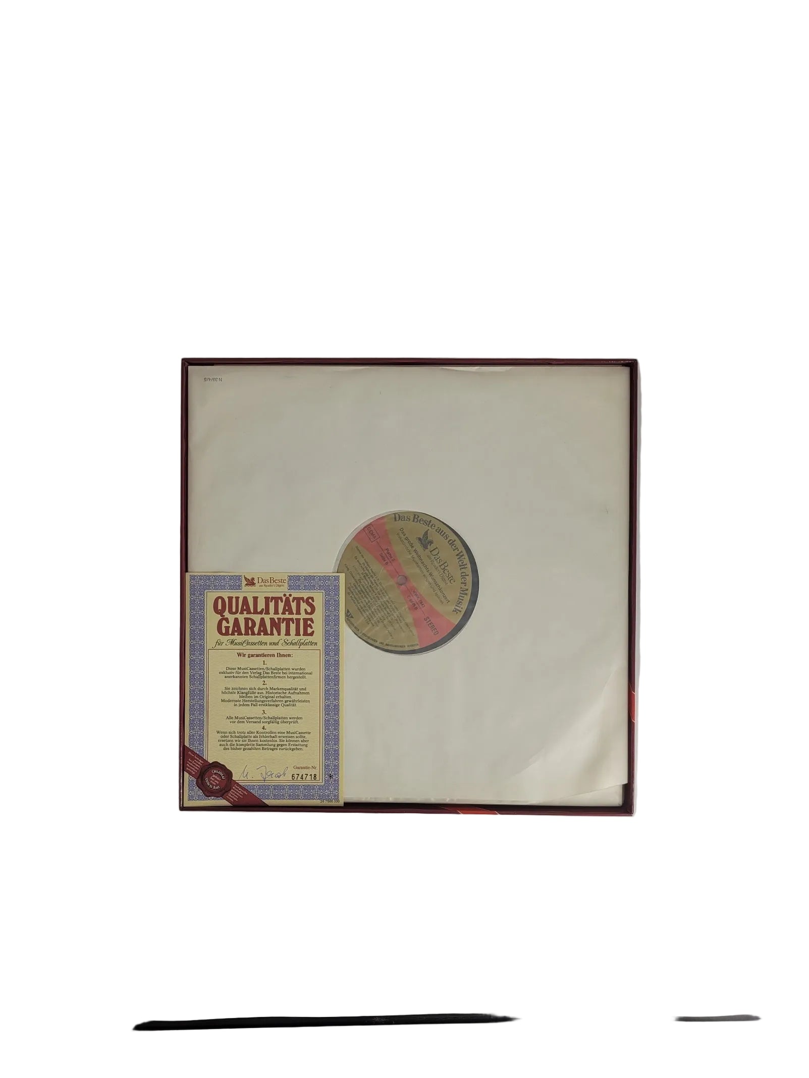 LP Schallplatte Vinyl LP Das große Weihnachts-Wunsch-Konzert - 6 LP - 1989
