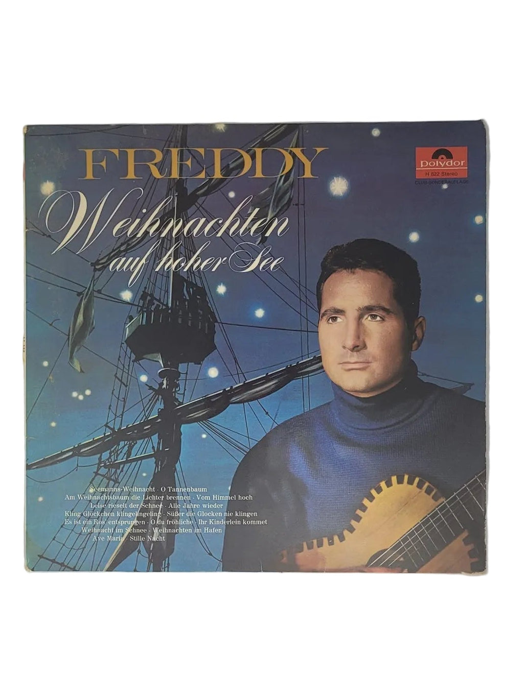 „Vinyl‑LP ‚Weihnachten auf hoher See‘ von Freddy Quinn, Weihnachts‑ und Seemannslieder.“