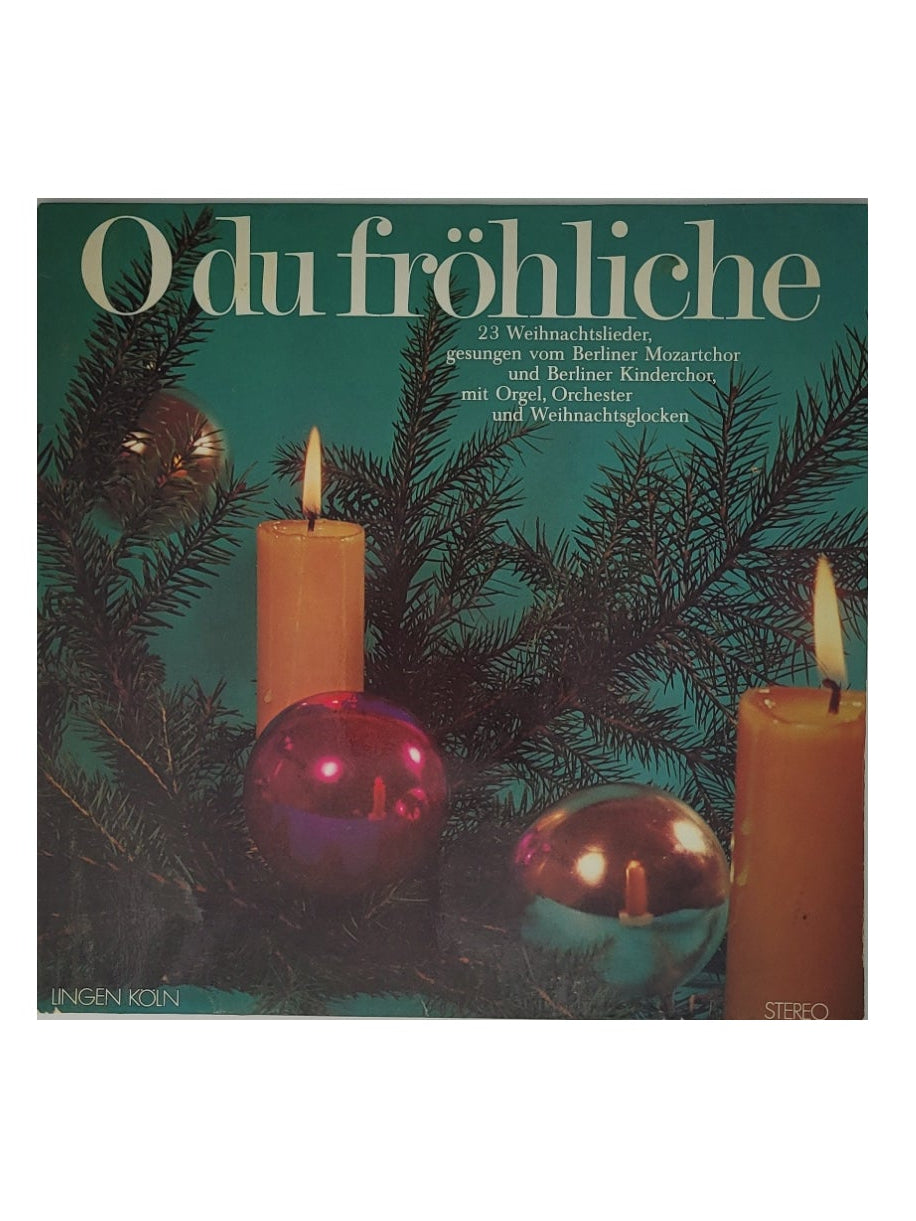 „Vinyl‑LP ‚O Du Fröhliche‘ – Berliner Mozartchor & Berliner Kinderchor, Intercord 1976.“