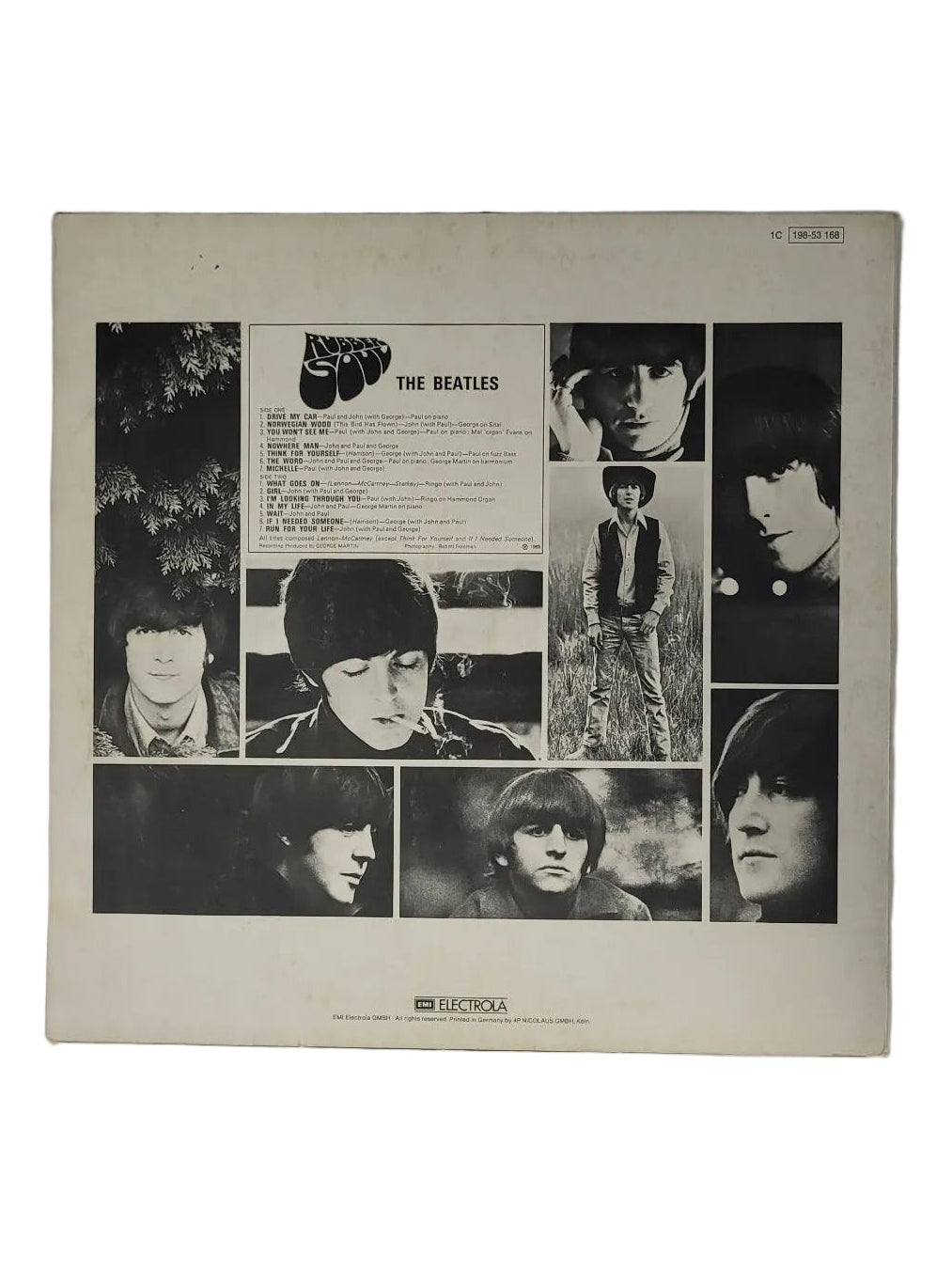 LP Schallplatte Vinyl The Beatles - Rubber Soul - Emi