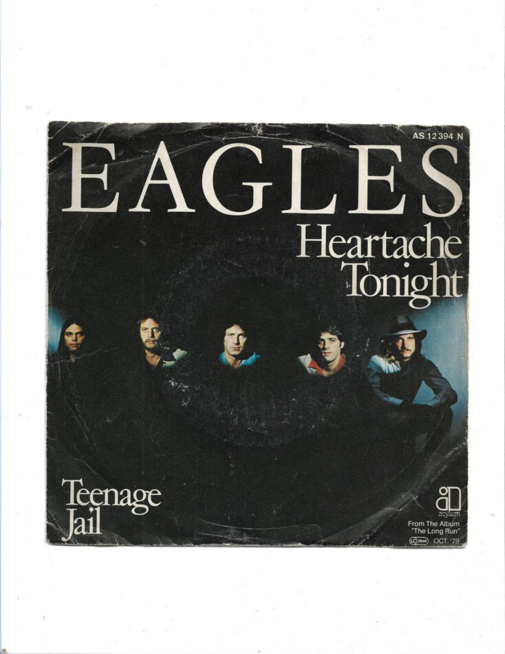 Flohmarkt Vinyl Single Eagles - Heartache Tonight Asylum Records 1979