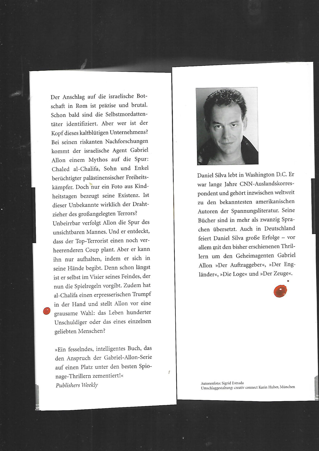 Kriminalroman Daniel Silva Der Schläfer Piper 2007