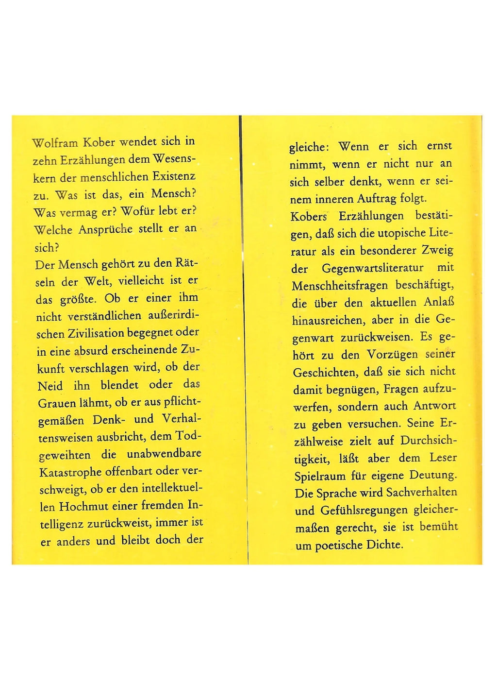Fantasy Wolfram Kober - Nova - Verlag das neue Berlin 1983